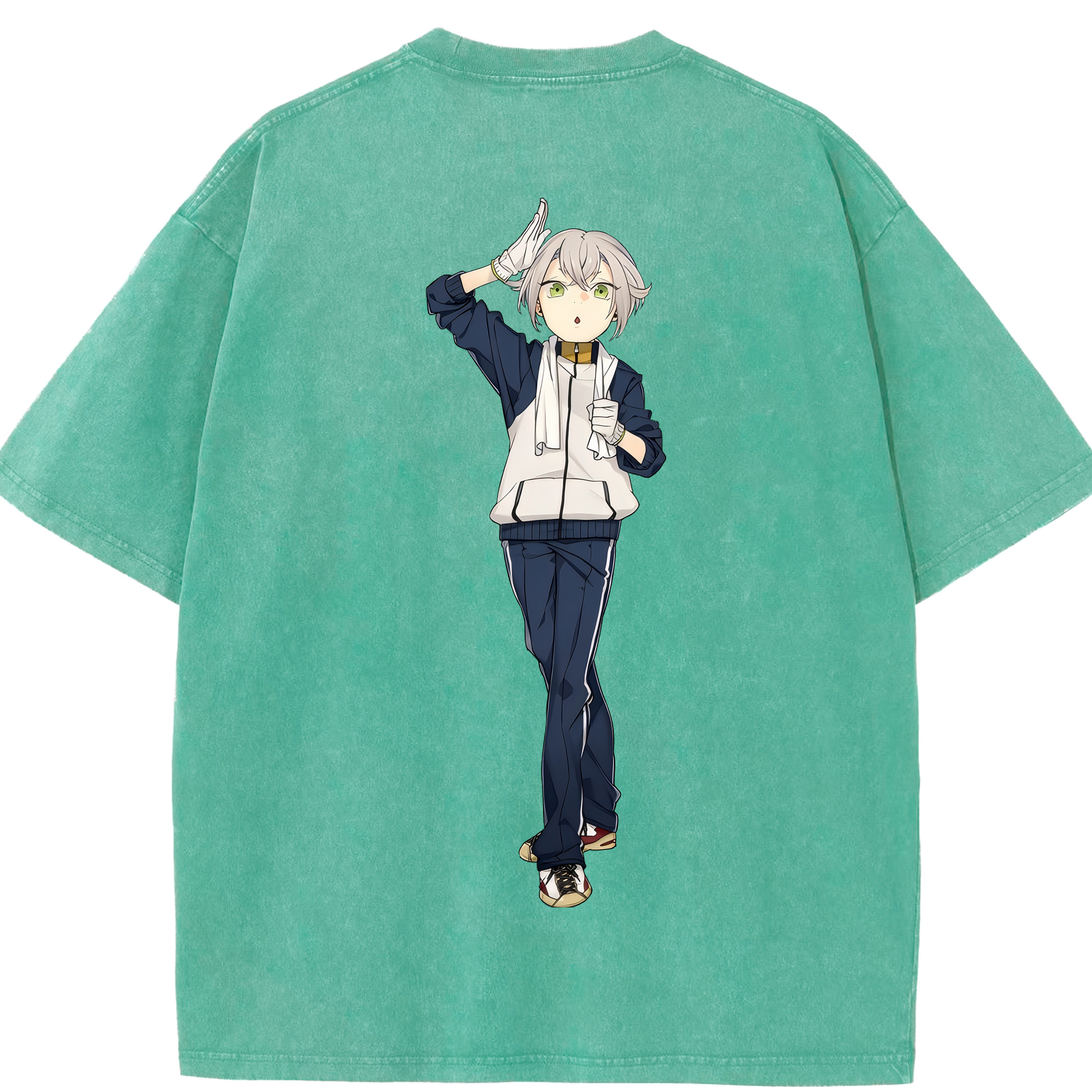 （画像用） 刀剣乱舞 Touken Ranbu 綿100% ヴィンテージ風 半袖Tシャツ（背面プリント）